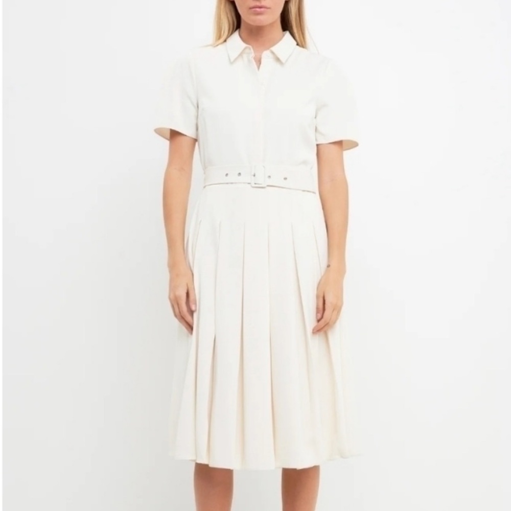 NWOT Small Cream English Factory Midi Dress